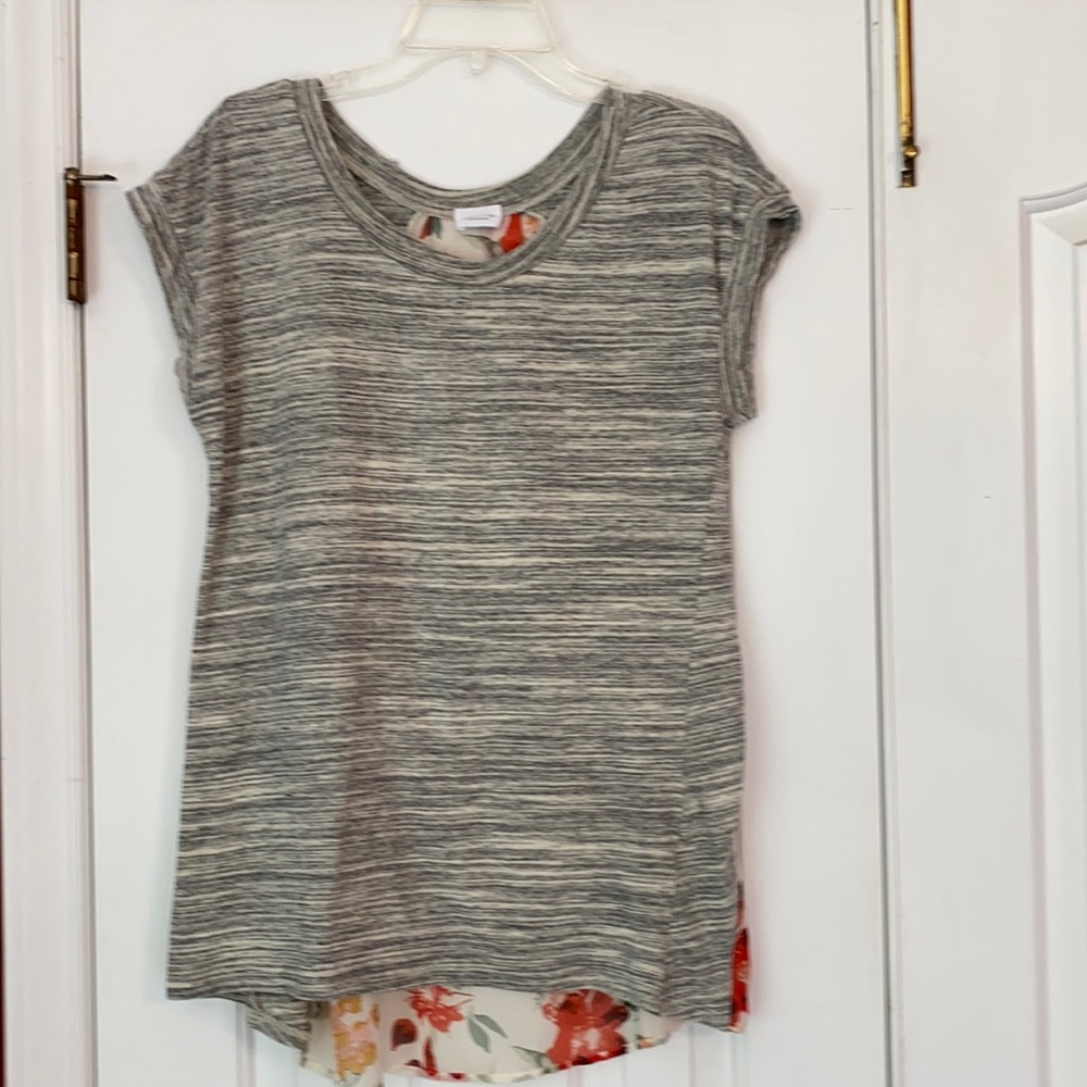 Le Lis mixed material top